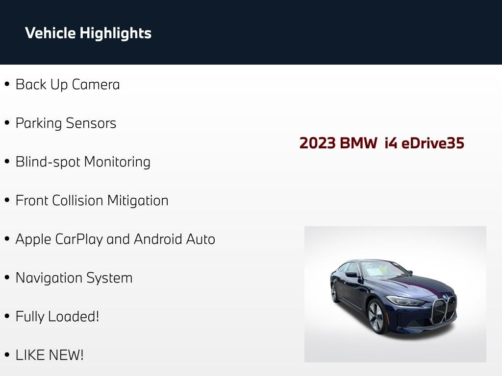 2023 BMW i4 eDrive35