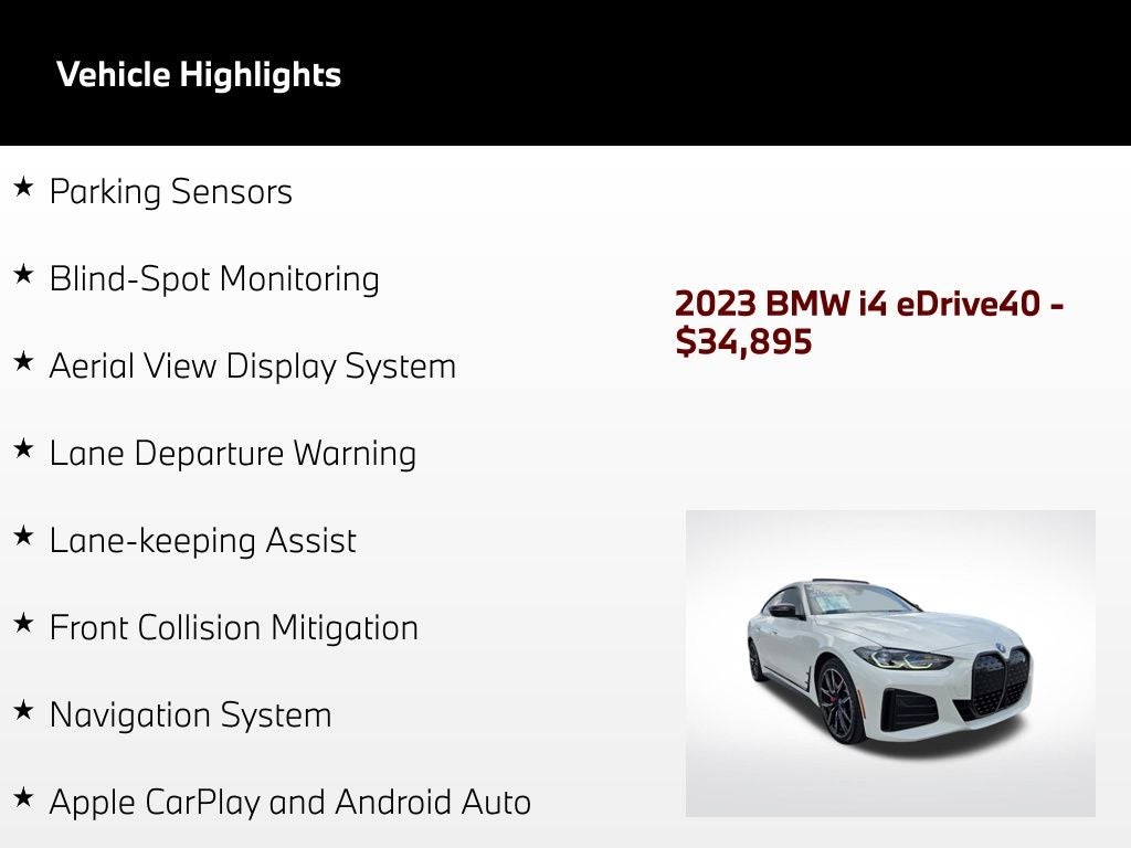 2023 BMW i4 eDrive40