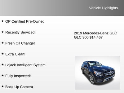 2019 Mercedes-Benz GLC GLC 300