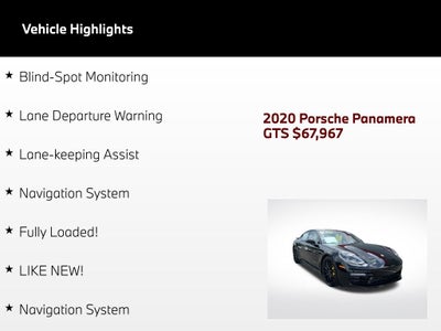 2020 Porsche Panamera GTS
