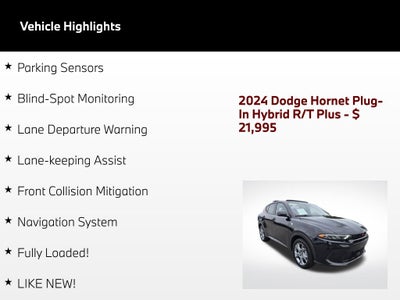 2024 Dodge Hornet R/T Plus
