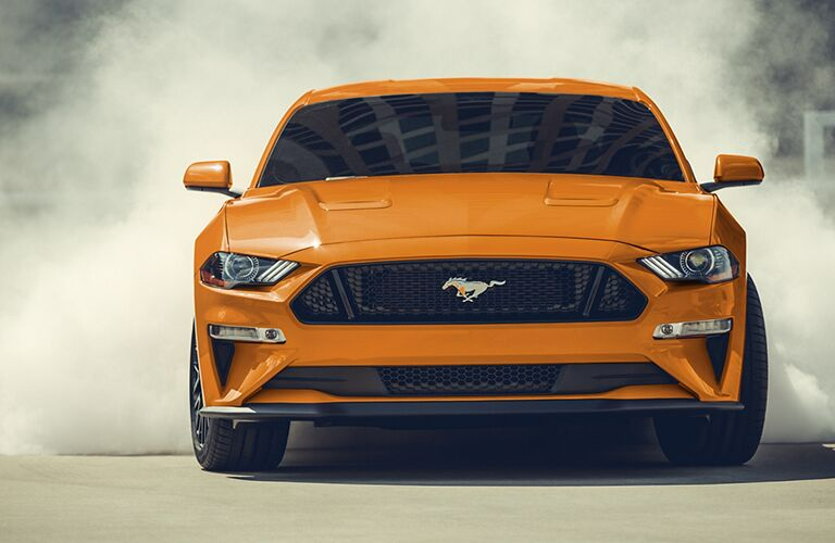orange Mustang